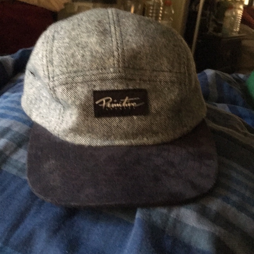 Primitive clothing flat bill adjustable size hat